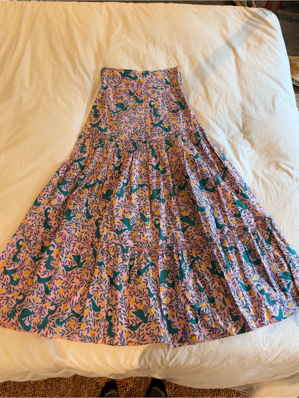 Banjanan Discovery Bird Print Skirt